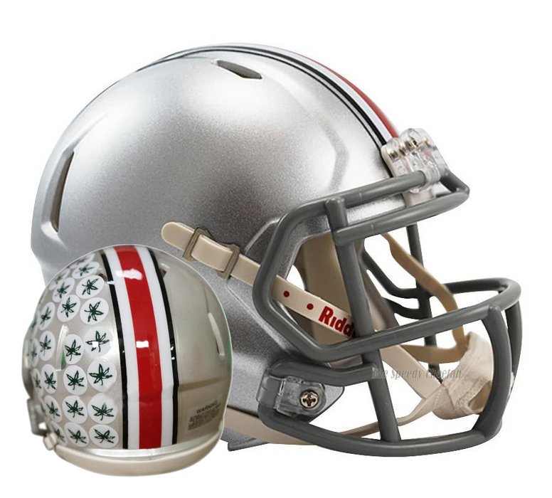 buckeye football helmet Ohio State Buckeyes Riddell Mini Speed Helmet — Game Day Treasures