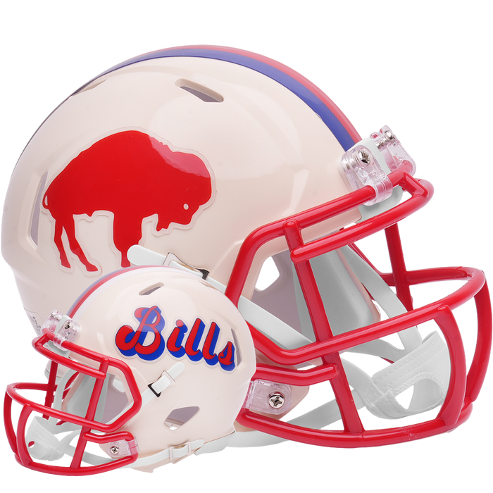 Buffalo Bills Riddell Mini Speed Helmet - RETRO