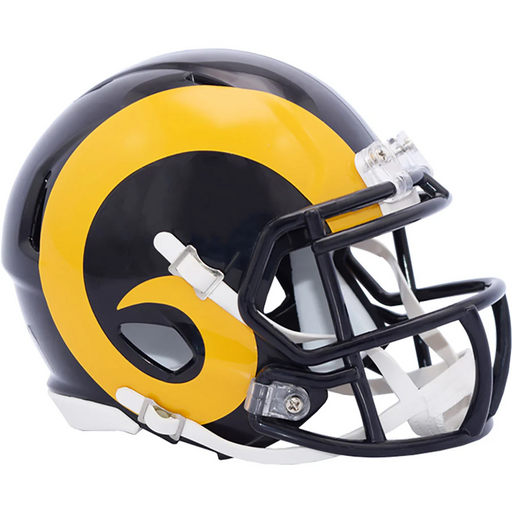 St Louis Rams Mini Throwback Speed Helmet - 1981 to 1999 - Game Day Treasures