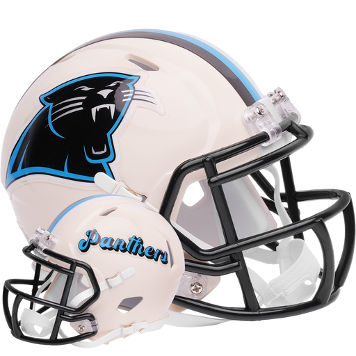 Carolina Panthers Riddell Mini Speed Helmet - RETRO - Game Day Treasures