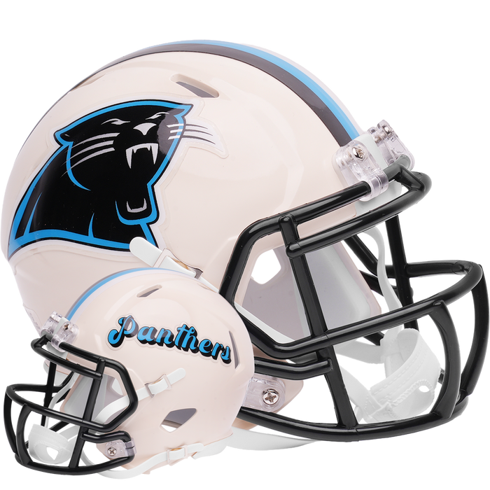 Carolina Panthers Riddell Mini Speed Helmet - RETRO