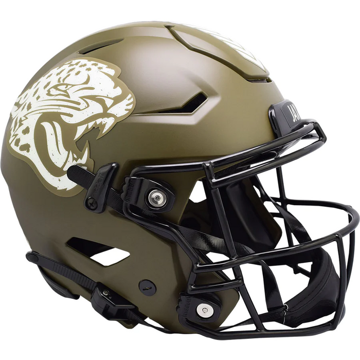 Jacksonville Jaguars Authentic Full Size SpeedFlex Helmet - Salute To Service