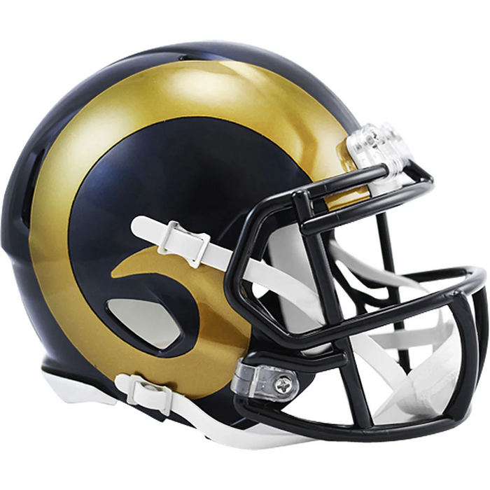 Los Angeles Rams Mini Throwback Speed Helmet - 2000 to 2016 - Game Day Treasures