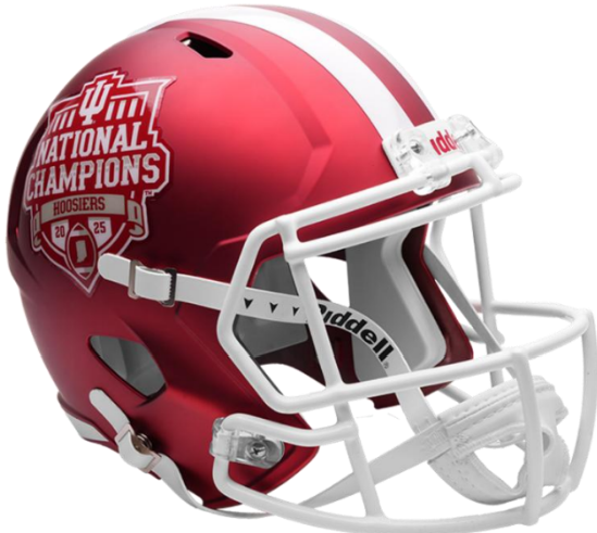 Indiana Hoosiers Mini Speed Helmet - National Champions