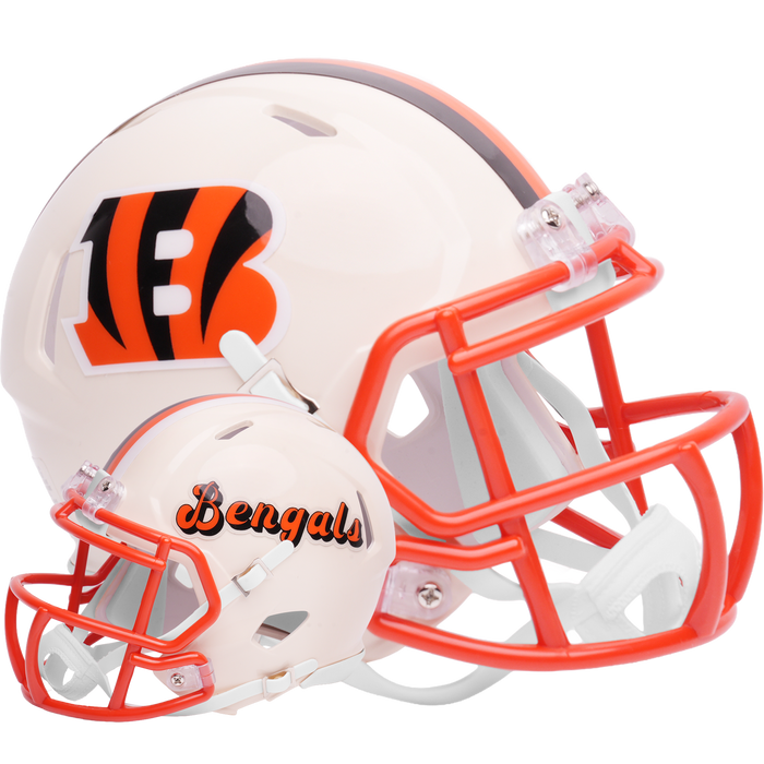 Cincinnati Bengals Riddell Mini Speed Helmet - RETRO