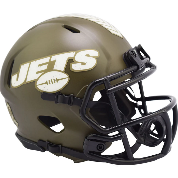 New York Jets Riddell Mini Speed Helmet - Salute To Service