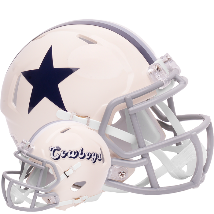 Dallas Cowboys Riddell Mini Speed Helmet - RETRO