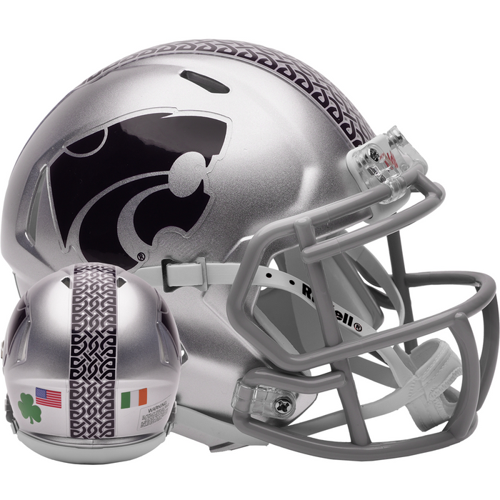 Kansas State Wildcats Riddell Mini Speed Helmet - Dublin - Game Day Treasures