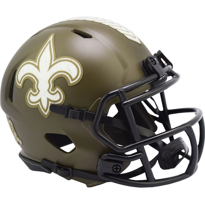 New Orleans Saints Riddell Mini Speed Helmet - Salute To Service