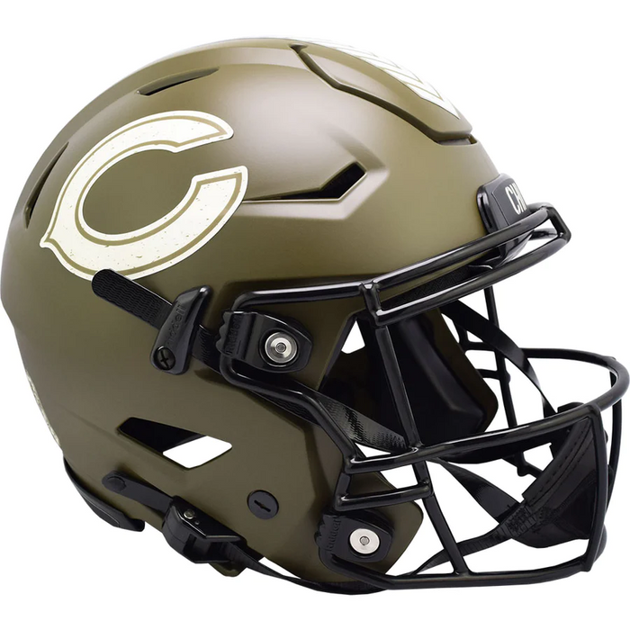Chicago Bears Authentic Full Size SpeedFlex Helmet - Salute To Service