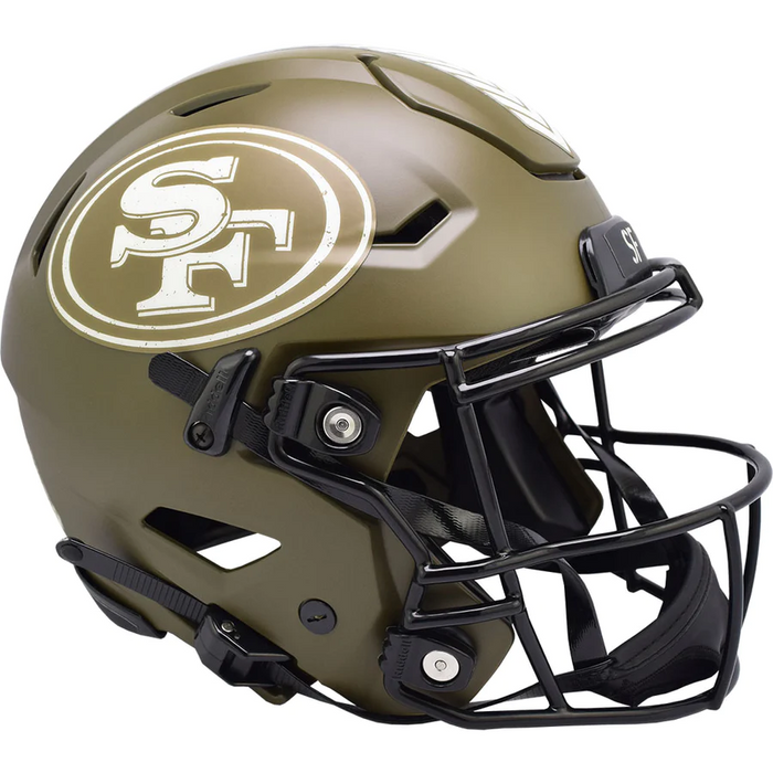 San Francisco 49ers Authentic Full Size SpeedFlex Helmet - Salute To Service