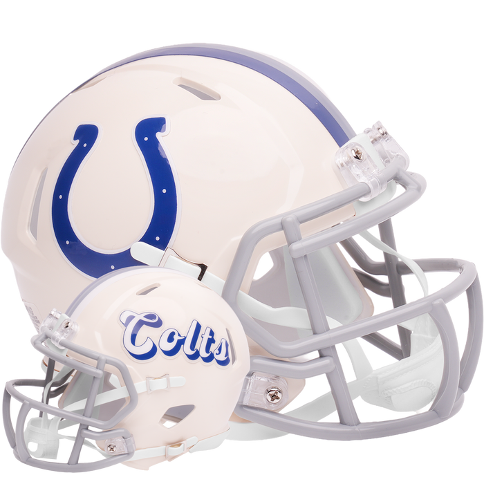 Indianapolis Colts Riddell Mini Speed Helmet - RETRO