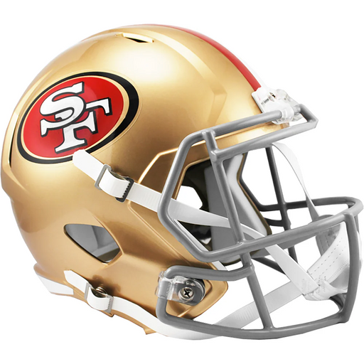 San Francisco 49ers Replica Riddell Speed Helmet - Game Day Treasures