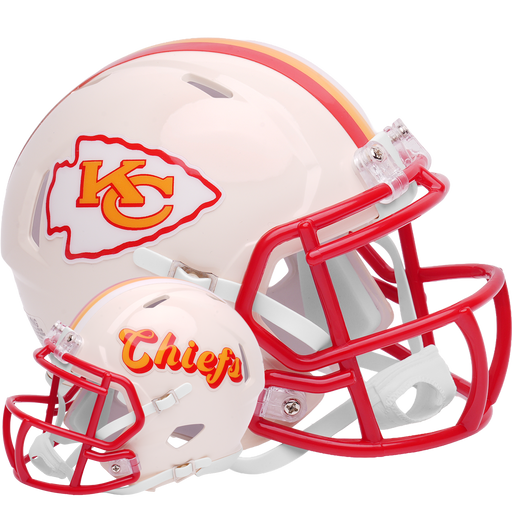 Kansas City Chiefs Riddell Mini Speed Helmet - RETRO - Game Day Treasures