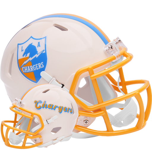 Los Angeles Chargers Riddell Mini Speed Helmet - RETRO - Game Day Treasures