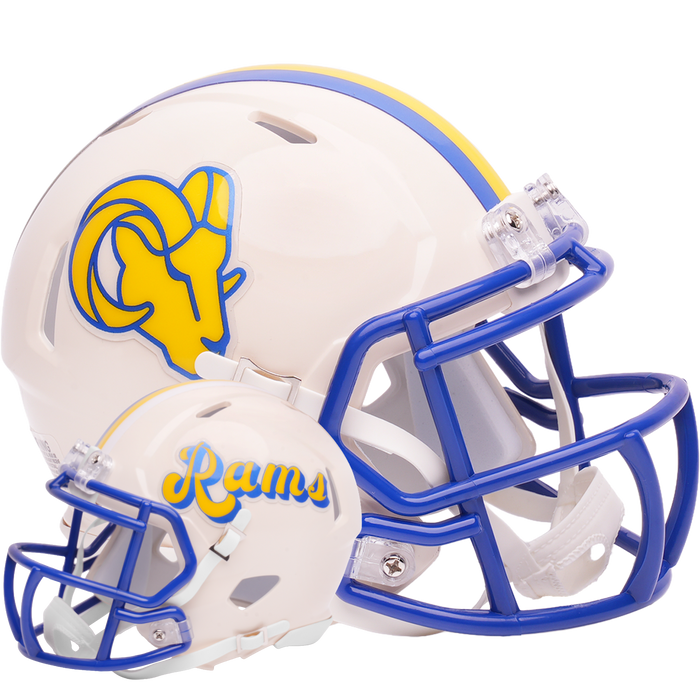 Los Angeles Rams Riddell Mini Speed Helmet - RETRO