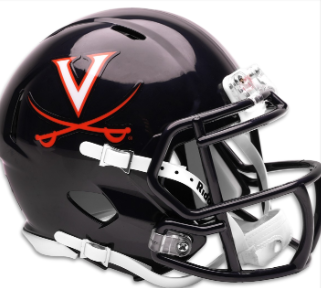 Virginia Cavaliers Mini Speed Helmet - V-Saber