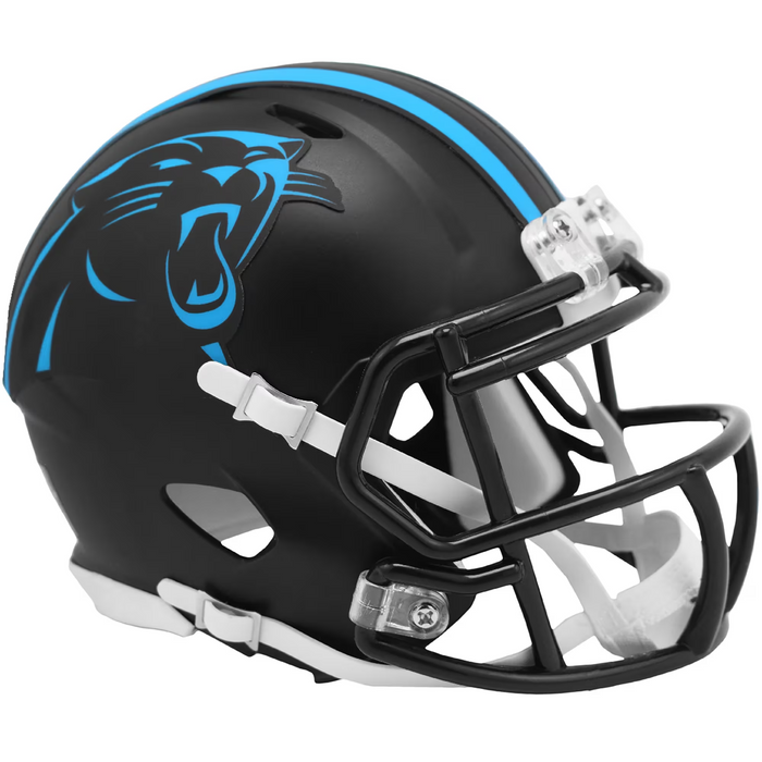 Carolina Panthers Riddell Mini Speed Helmet - 2022 Alternate On-Field
