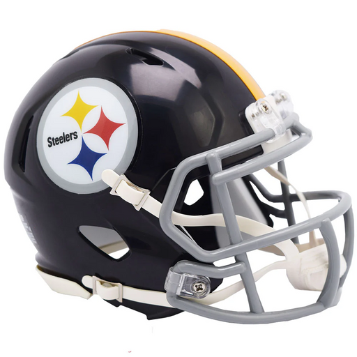Pittsburgh Steelers Mini Throwback Speed Helmet - 1963 to 1976 - Game Day Treasures