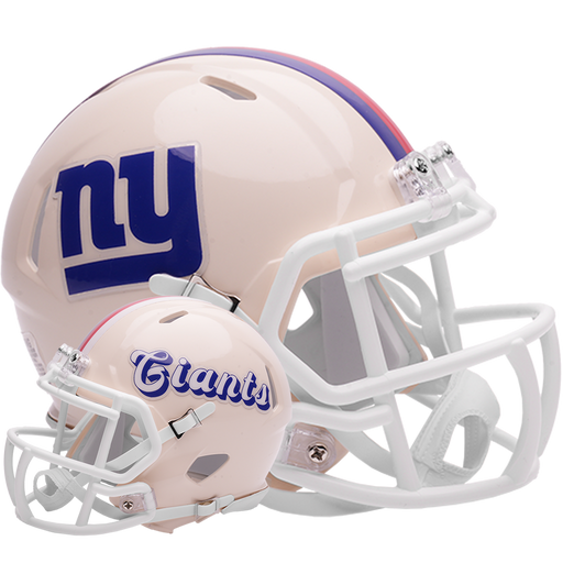 New York Giants Riddell Mini Speed Helmet - RETRO - Game Day Treasures