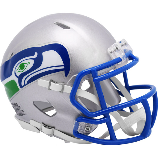 Seattle Seahawks Mini Throwback Speed Helmet - 1983 to 2001 - Game Day Treasures
