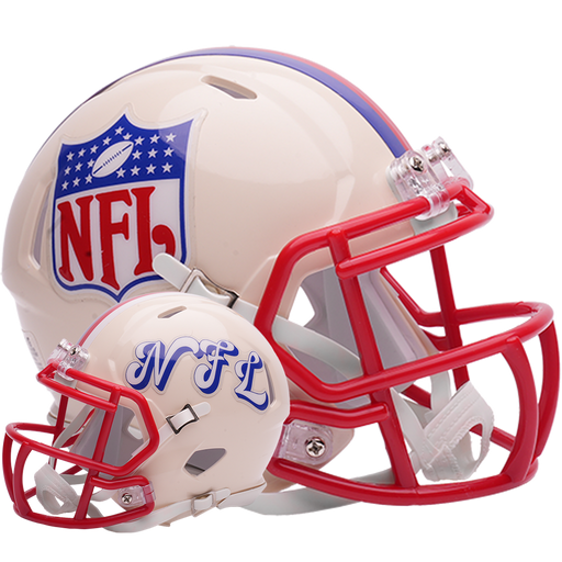 NFL Shield Logo Riddell Mini Speed Helmet - RETRO - Game Day Treasures