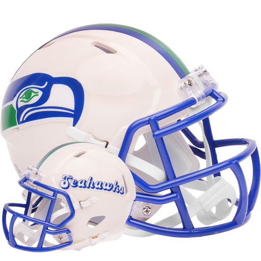 Seattle Seahawks Riddell Mini Speed Helmet - RETRO - Game Day Treasures