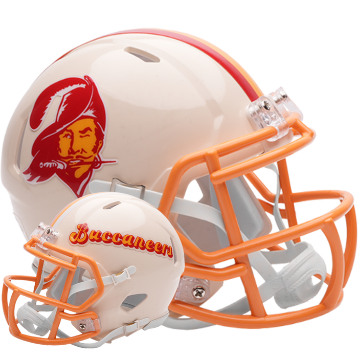 Tampa Bay Buccaneers Riddell Mini Speed Helmet - RETRO - Game Day Treasures