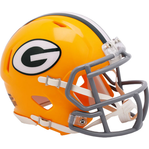 Green Bay Packers Mini Throwback Speed Helmet - 1961 to 1979 - Game Day Treasures