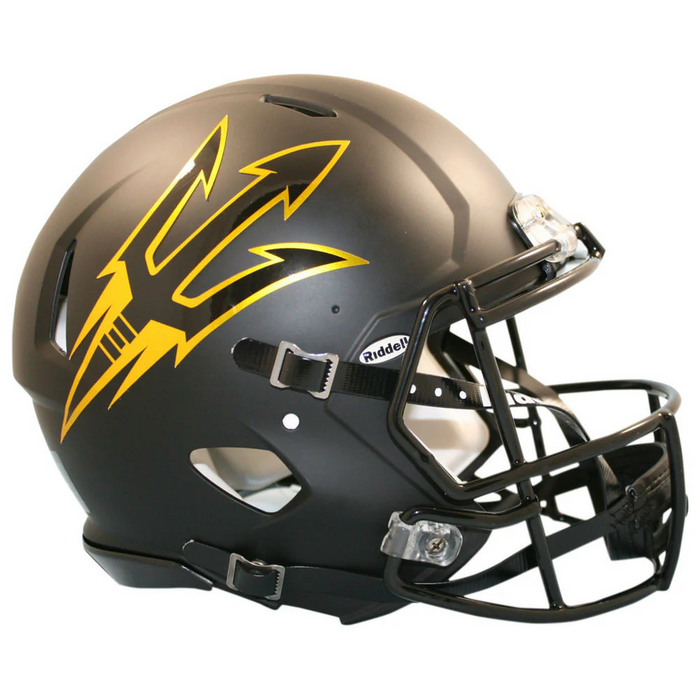 Arizona State Sun Devils Authentic Speed Helmet - Satin Black - Game Day Treasures