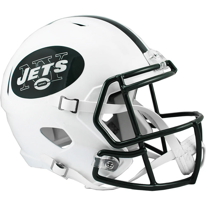 New York Jets Replica Throwback Speed Helmet (1998-2018) - Game Day Treasures