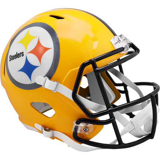 Pittsburgh Steelers Replica Throwback Speed Helmet - Gold - Game Day Treasures