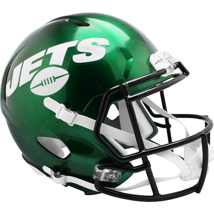 New York Jets Replica Throwback Speed Helmet (2019-2023) - Game Day Treasures