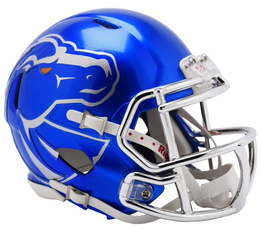 Boise State Broncos Mini Speed Helmet - Blue Metallic - Game Day Treasures