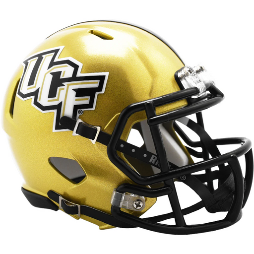 Central Florida Knights Mini Speed Helmet - UCF Gold - Game Day Treasures
