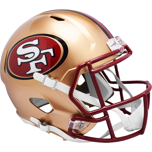 San Francisco 49ers Replica Throwback Speed HHelmet (1996-2008) - Game Day Treasures