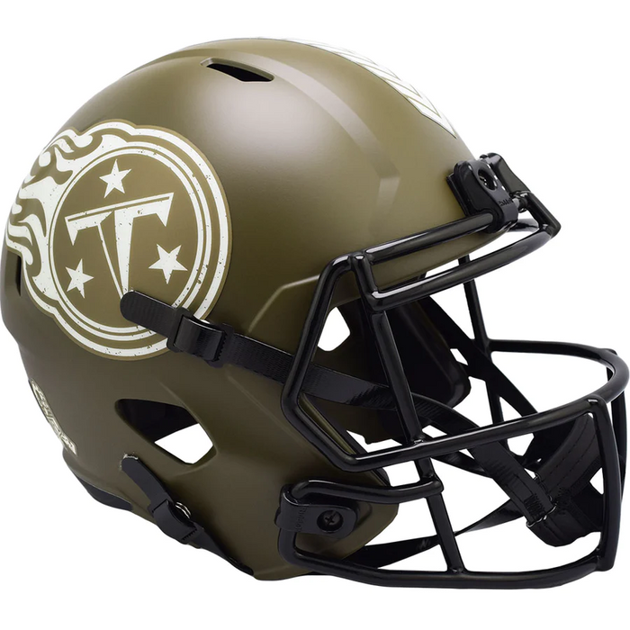 Tennessee Titans Replica Riddell Speed Full Size Helmet - SALUTE TO SERVICE