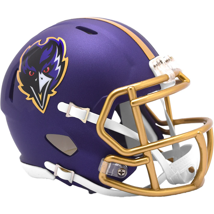 Baltimore Ravens Riddell Mini Speed Helmet - 2024 Alternate - Game Day Treasures