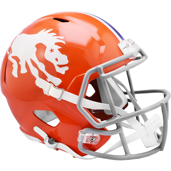 Denver Broncos Replica Throwback Speed Helmet (1966) - Game Day Treasures