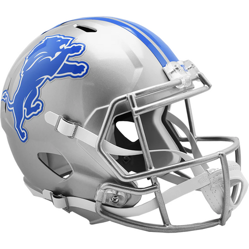 Detroit Lions Replica Riddell Speed Throwback Helmet (2017-2023) - Game Day Treasures