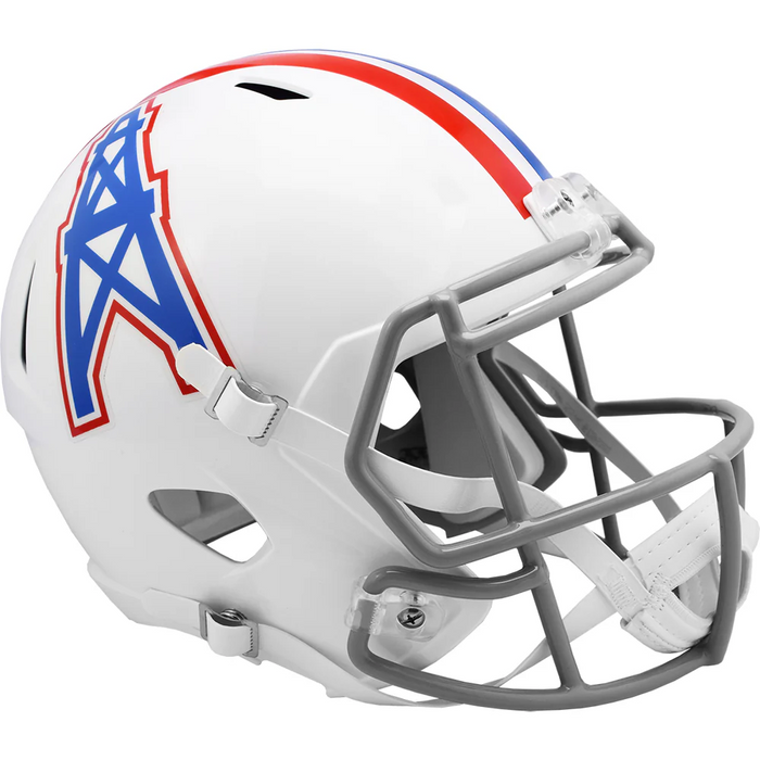 Houston Oilers Replica Throwback Speed Helmet (1975-1980) - Game Day Treasures