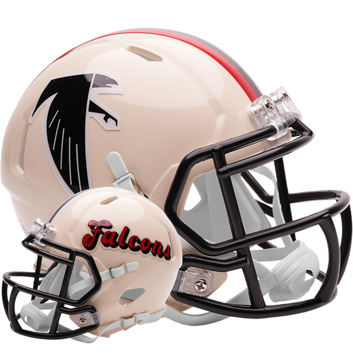 Atlanta Falcons Riddell Mini Speed Helmet - RETRO