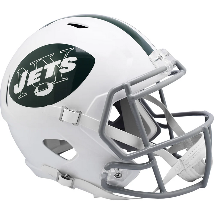 New York Jets Replica Throwback Speed Helmet (1965-1977) - Game Day Treasures