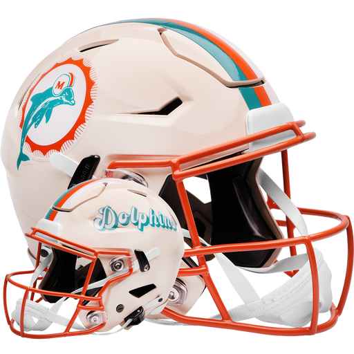Miami Dolphins Authentic SpeedFlex Helmet - RETRO - Game Day Treasures