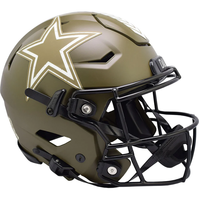 Dallas Cowboys Authentic Full Size SpeedFlex Helmet - Salute To Service