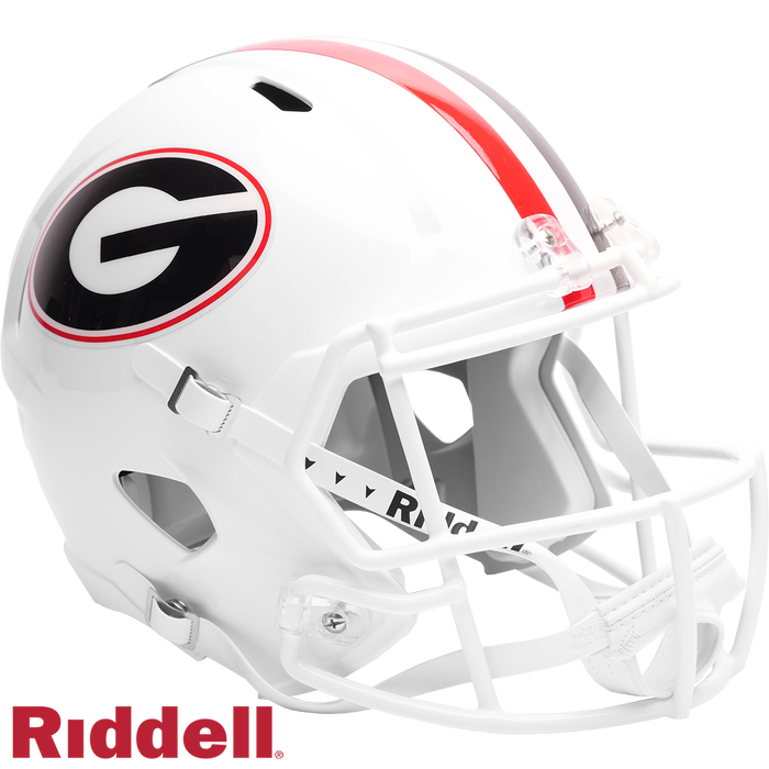 Georgia Bulldogs Replica Riddell Speed Helmet - White