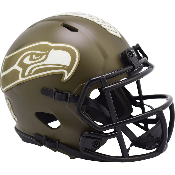 Seattle Seahawks Riddell Mini Speed Helmet - Salute To Service