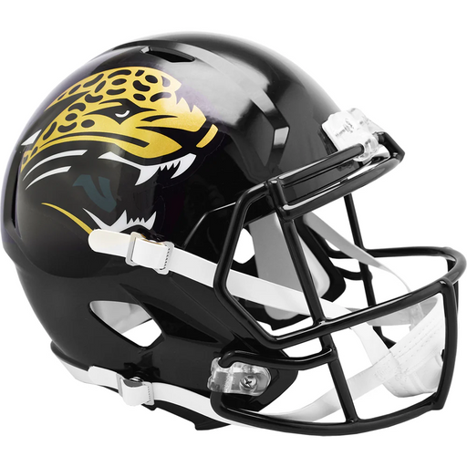 Jacksonville Jaguars Replica Throwback Speed Helmet (1965-2012) - Game Day Treasures