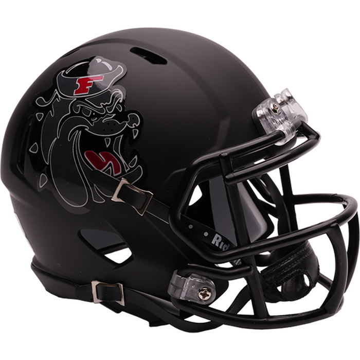 Fresno State Bulldogs Mini Speed Helmet - Black Bulldog - Game Day Treasures