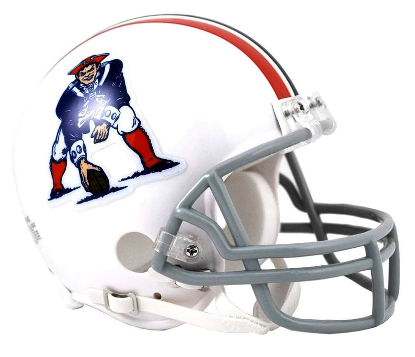 New England Patriots Riddell VSR4 Mini Helmet - 1965 to 1981 - Limited Edition